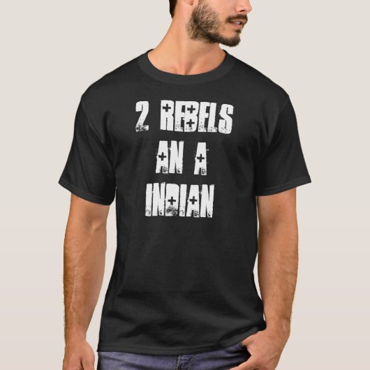 2 Rebellen ein Inder T-Shirt (Vorderseite)