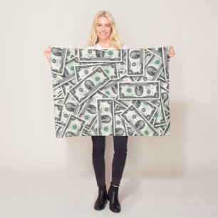 $2 Rechnung Geld Hintergrund Fleecedecke