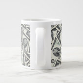 $2 Rechnung Geldmuster Jumbo-Tasse (Rückseite)