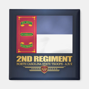 2. Regiment, Nord-CarolinaStaats-Truppen Magnet