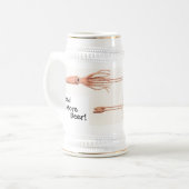 2 riesiges Tintenfisch-Erreichen Bierglas (Vorderseite Links)
