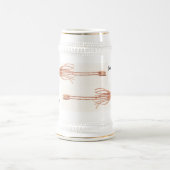 2 riesiges Tintenfisch-Erreichen Bierglas (Mittel)