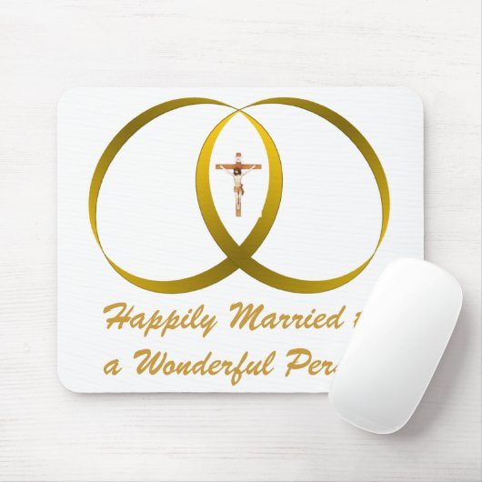 2 Ringe & JESUS, Mousepad (Mit Mouse)
