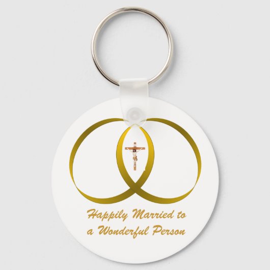 2 Ringe & JESUS, Schlüsselanhänger (Vorderseite)