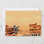 2. Rodeo Landschaft Einladung mit Bild (Rückseite)