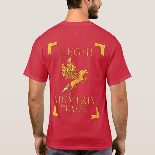 2 römischer Legio II Adiutrix T - Shirt Pia-FI (Rückseite)