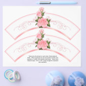 2 Rosa Roses Generic Personalize Cupcake Wrappers Flyer (Einzeln)