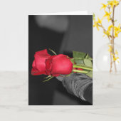 2 Rose Karte (Gelbe Blume)