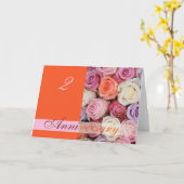 2. Rose zum Hochzeitstag Karte (Gelbe Blume)