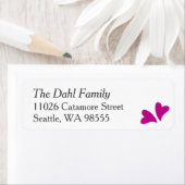 2 Rücksendeadresse Rosa Herzen (Insitu)