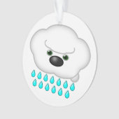 2 Ruhende Hundewolken - reversibel Ornament (Vorderseite)