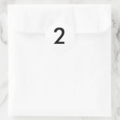 2 RUNDER AUFKLEBER (Tasche)