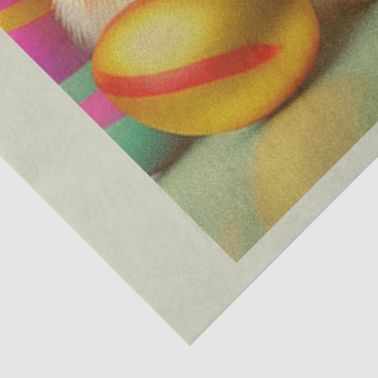 2 Sammlung von Osterhasen und Eiern Seidenpapier (Ausschnitt)