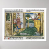 2 Samuel 11 1-5 David sieht Bathsheba Baden, von Poster (Vorne)