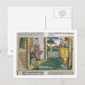 2 Samuel 11 1-5 David sieht Bathsheba Baden, von Postkarte (Vorne/Hinten)