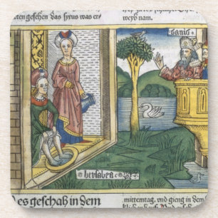 2 Samuel 11 1-5 David sieht Bathsheba, von zu Getränkeuntersetzer