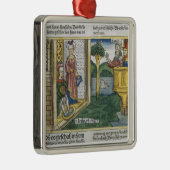 2 Samuel 11 1-5 David sieht Bathsheba, von zu Silbernes Ornament (Rechts)