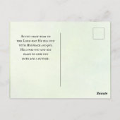 2 Samuel 22:33 Es ist Gott, der mich mit Kraft rüt Postkarte (Rückseite)