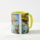 2 Samuel 22:33 KJV Bible Scripture Pic Two-Tone Tasse (VorderseiteRechts)