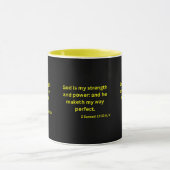 2 Samuel 22:33 KJV Bible Scripture Zweitone-Tasse Tasse (Zentrum)