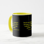 2 Samuel 22:33 KJV Bible Scripture Zweitone-Tasse Tasse (Vorderseite Links)