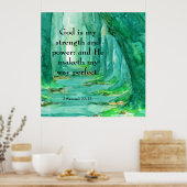 2 Samuel 22:33 Poster (Küche)