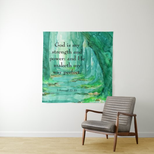 2 Samuel 22:33 Wandteppich (Beispiel)