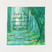 2 Samuel 22:33 Wandteppich (Vorderseite)