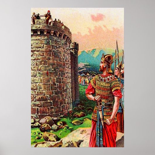 2 Samuel 5 David wird ein mächtiges King-Poster Poster (Vorne)