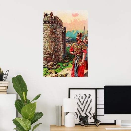 2 Samuel 5 David wird ein mächtiges King-Poster Poster (Heimbüro)