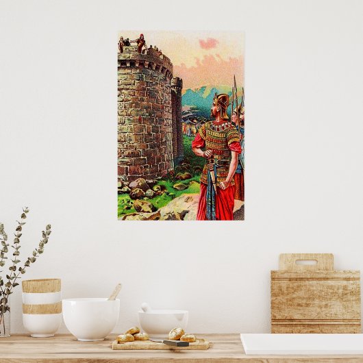 2 Samuel 5 David wird ein mächtiges King-Poster Poster (Küche)