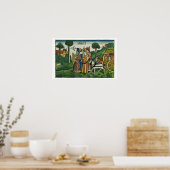 2 Samuel 6 1-5 David brings the Ark to Jerusalem, Poster (Küche)