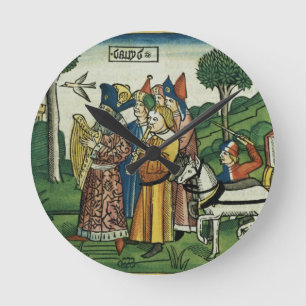 2 Samuel 6 1-5 David holt die Arche nach Runde Wanduhr
