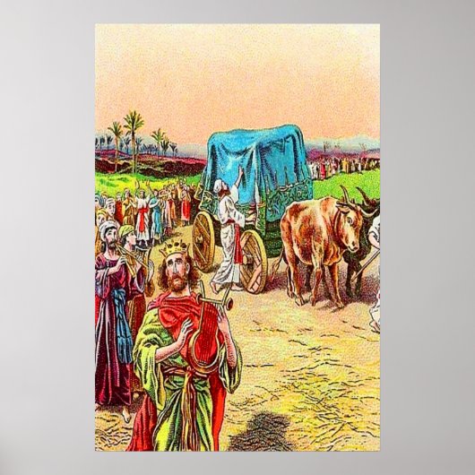 2 Samuel 6 David Brings Ark Poster (Vorne)