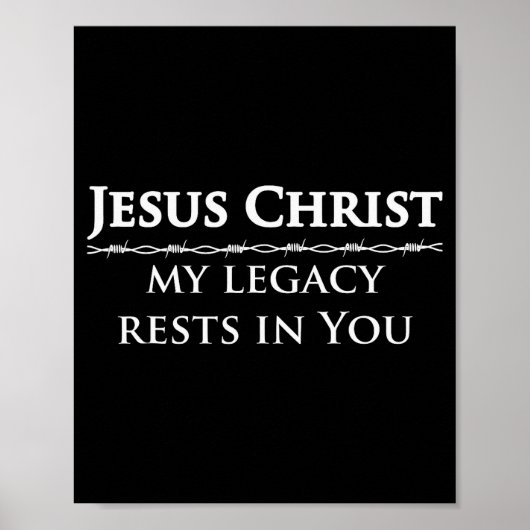 2 Samuel 7 Bibelvers zum Studium Herr Jesus Christ Poster (Vorne)