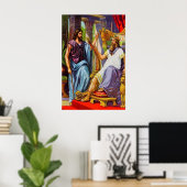 2 Samuel 7 David lernt Gottes Will-Poster Poster (Heimbüro)