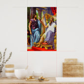 2 Samuel 7 David lernt Gottes Will-Poster Poster (Küche)