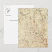 2 Sandisfield-Blatt Postkarte (Vorne/Hinten)