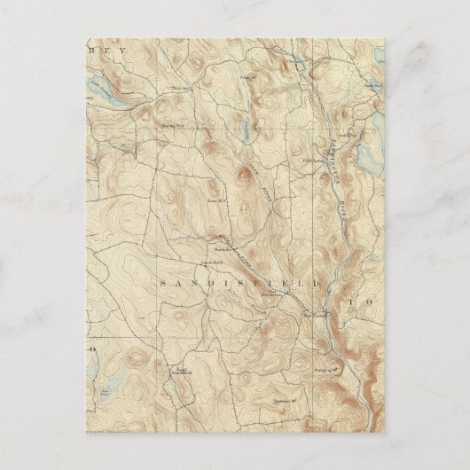 2 Sandisfield-Blatt Postkarte (Vorderseite)