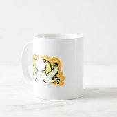 2 Schildkröte-Tauben Kaffeetasse (Vorderseite Links)