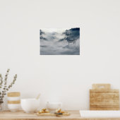 2 Schneehuhe im Wintergebirge | FOTO Poster (Küche)