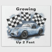 2 schnelle Geburtstagsparty wachsen Geschenkpapier (Flach)