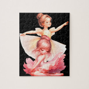 2 Schöne Ballerina Puzzle