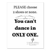 2 Schuhe oder 1 Gummistempel (Prägung)