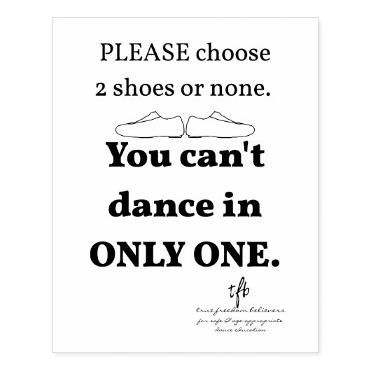 2 Schuhe oder 1 Gummistempel (Prägung)