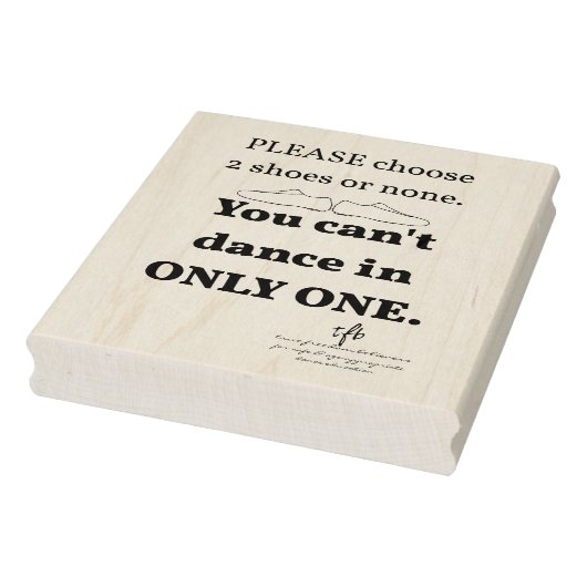 2 Schuhe oder 1 Gummistempel (Stempel)