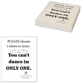 2 Schuhe oder 1 Gummistempel (Stempel)