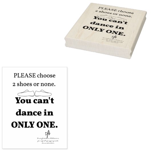 2 Schuhe oder 1 Gummistempel (Stempel)