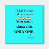 2 Schuhe oder kein Cyan Magnet (Vorne)