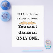 2 Schuhe oder keine weißen Flyer (Einzeln)